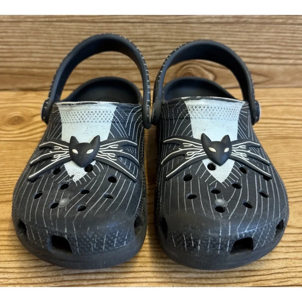Crocs Nightmare‎ Before Christmas Clogs Jack Skellington Junior Child Sz 1